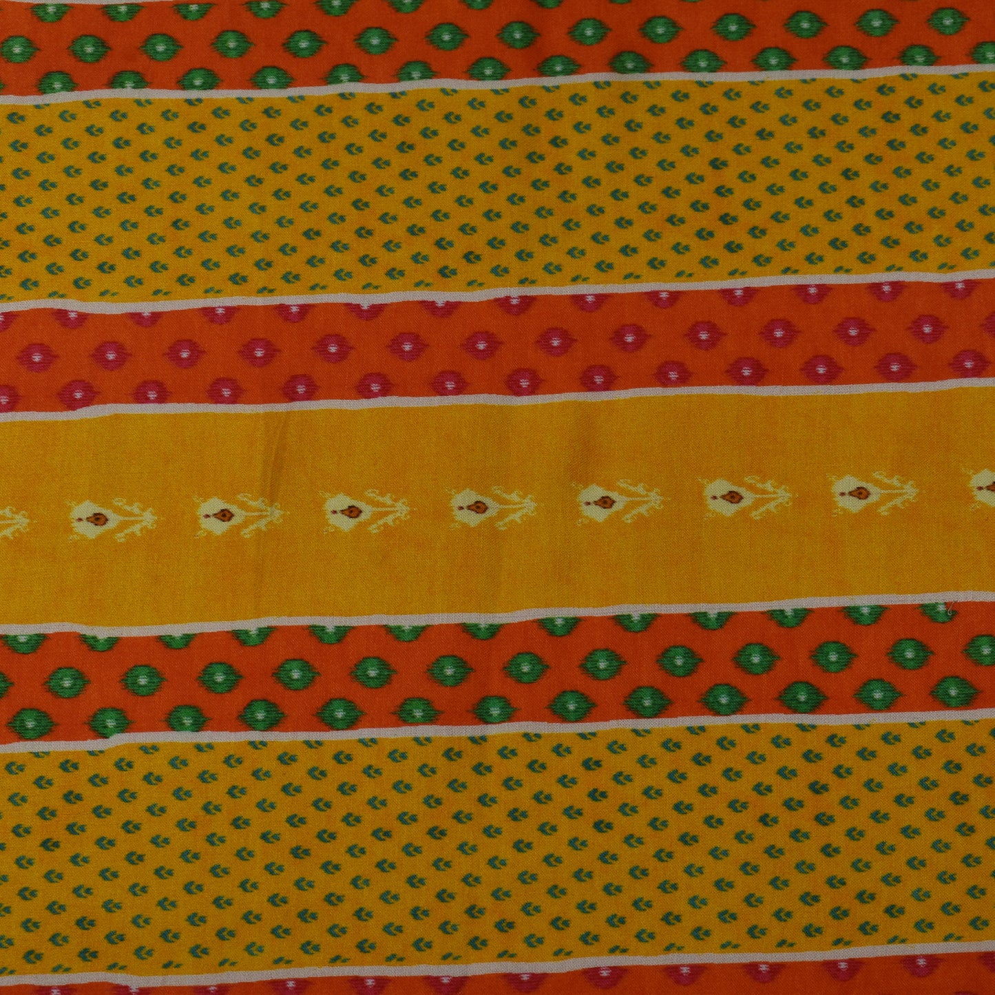 Multi Color Modal Satin Print Fabric