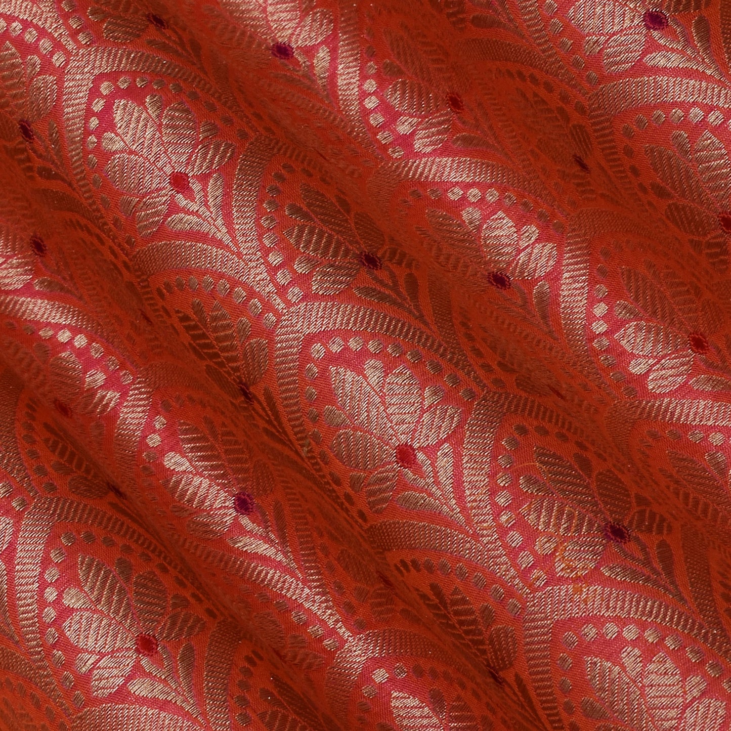 Pink Color Brocade Fabric