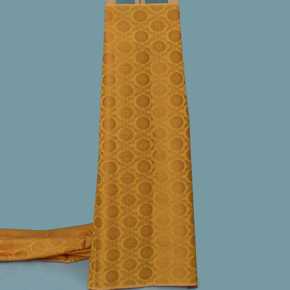 Mustard Color Brocade Fabric