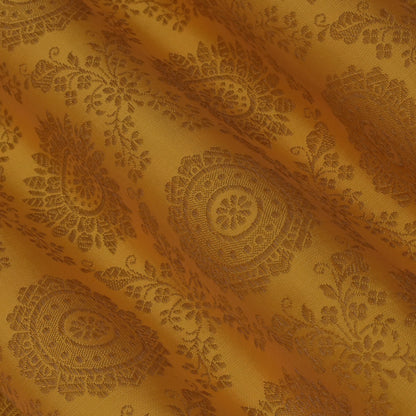 Mustard Color Brocade Fabric
