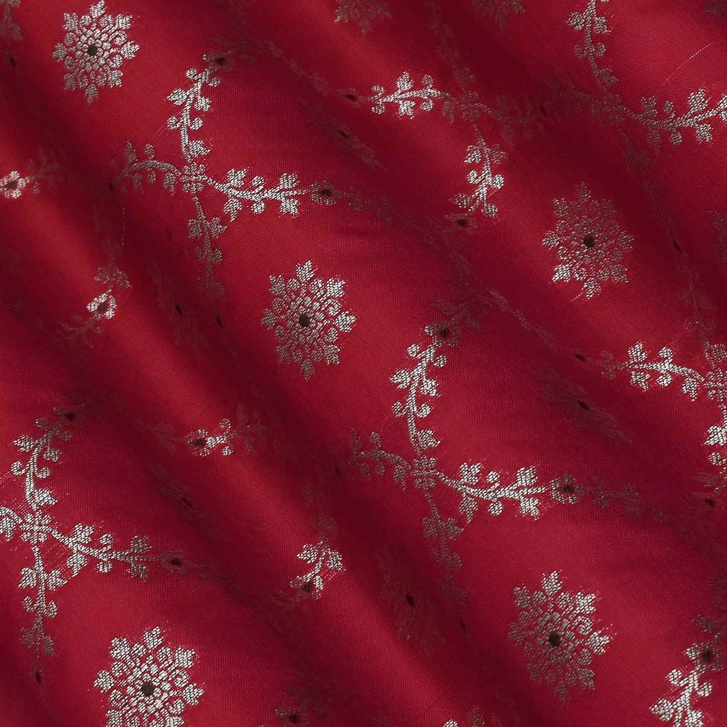 Rani  Color Katan Meena Brocade Fabric