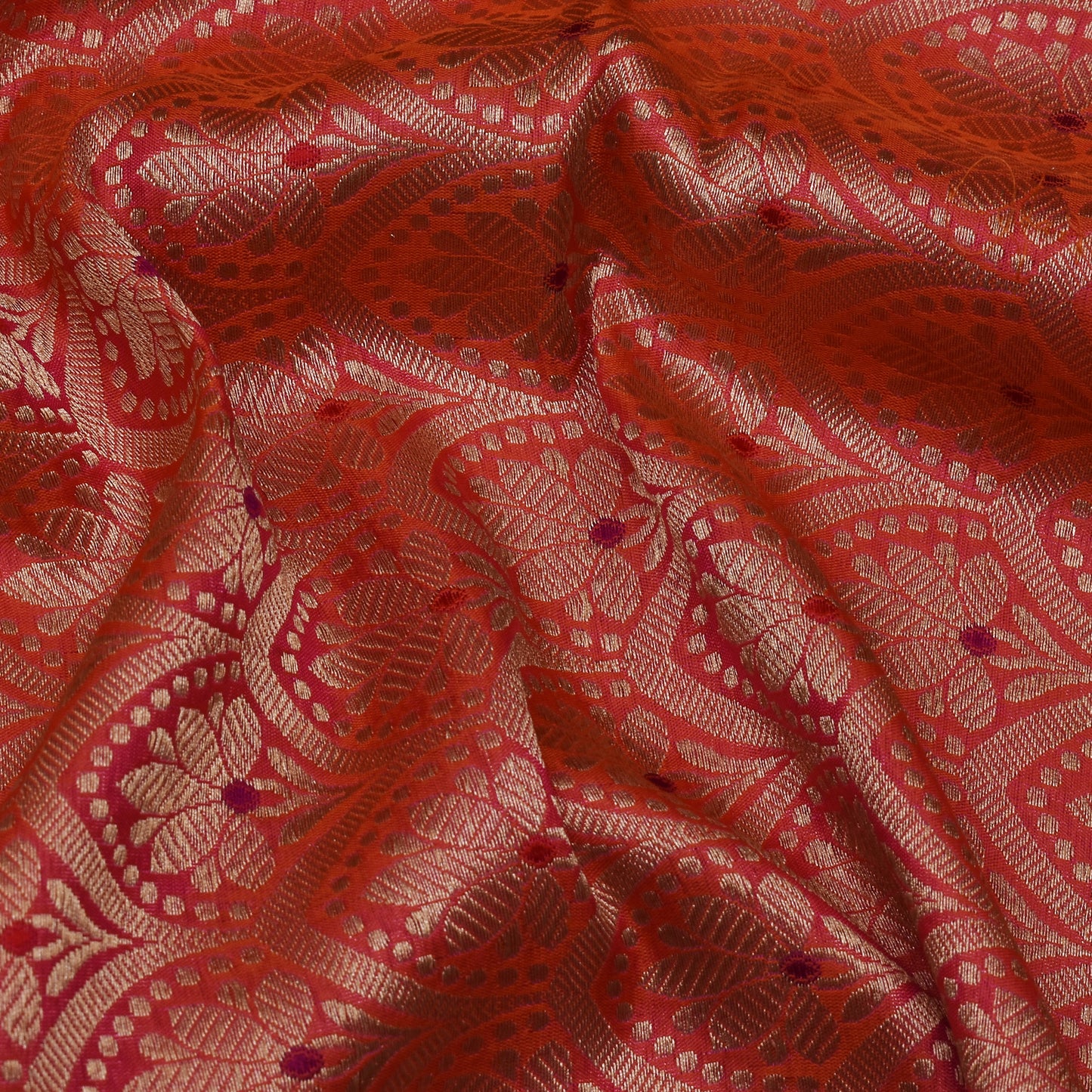 Pink Color Brocade Fabric