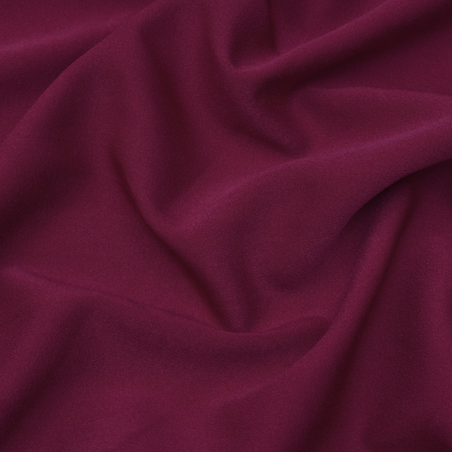 Dark Pink Solid Color Banana Crepe Fabric