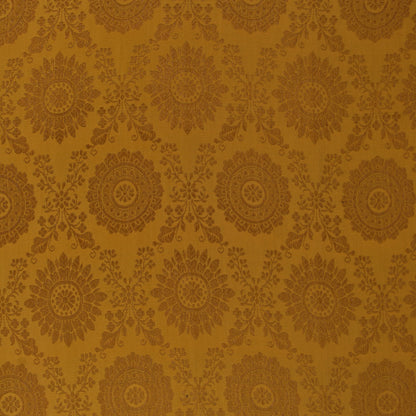 Mustard Color Brocade Fabric