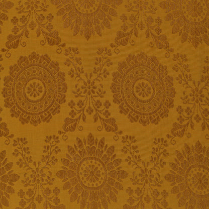 Mustard Color Brocade Fabric
