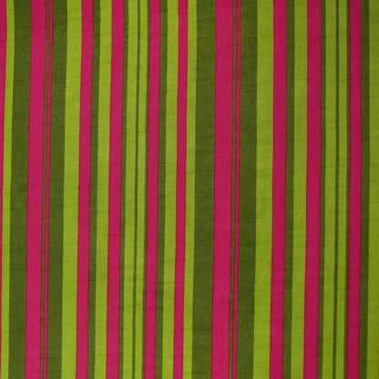 Multicolor Slub Chanderi Print Fabric