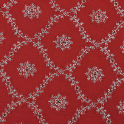 Rani  Color Katan Meena Brocade Fabric