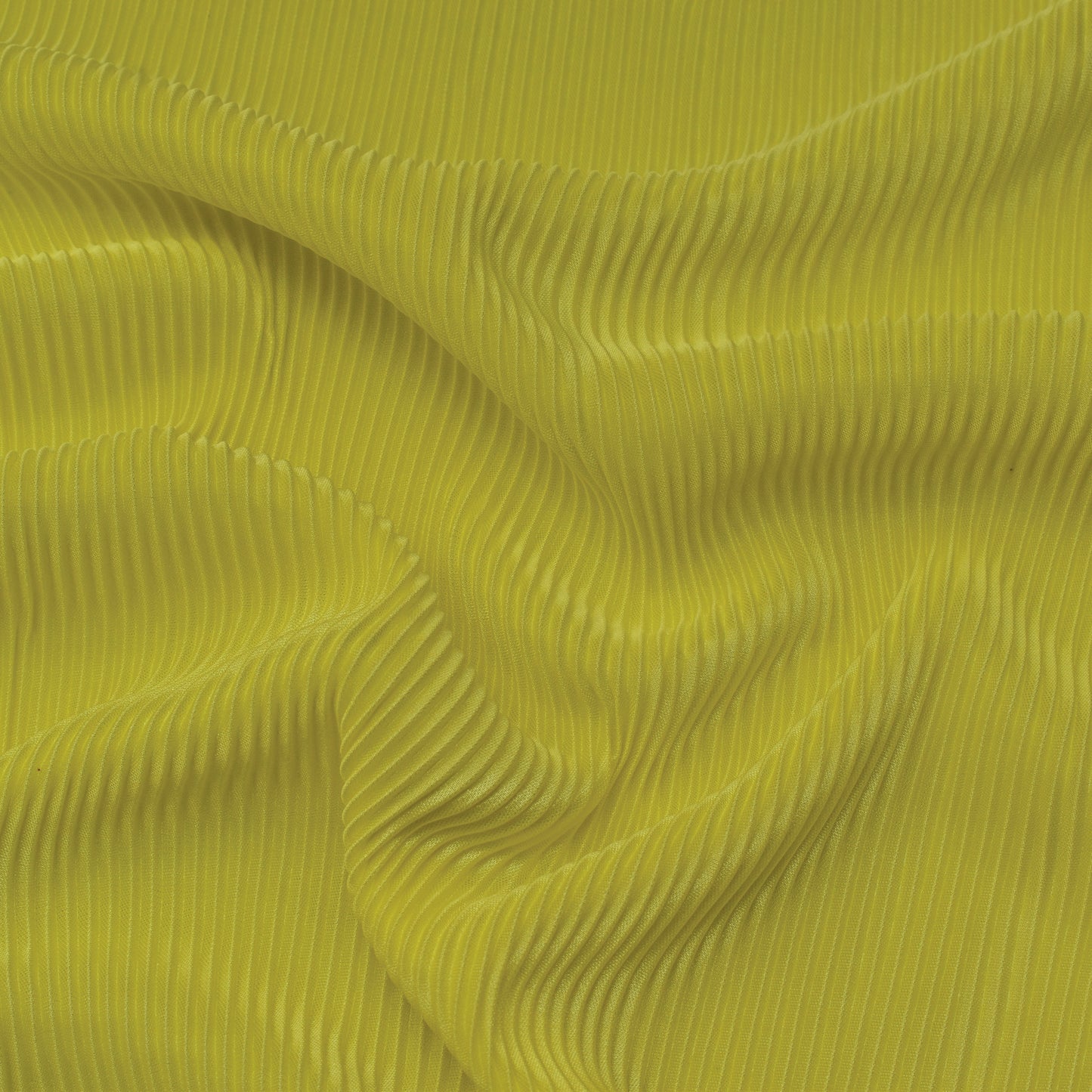 Lemon Color Crush Satin Fabric