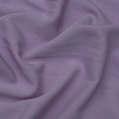 Lavender Solid Color Banana Crepe Fabric