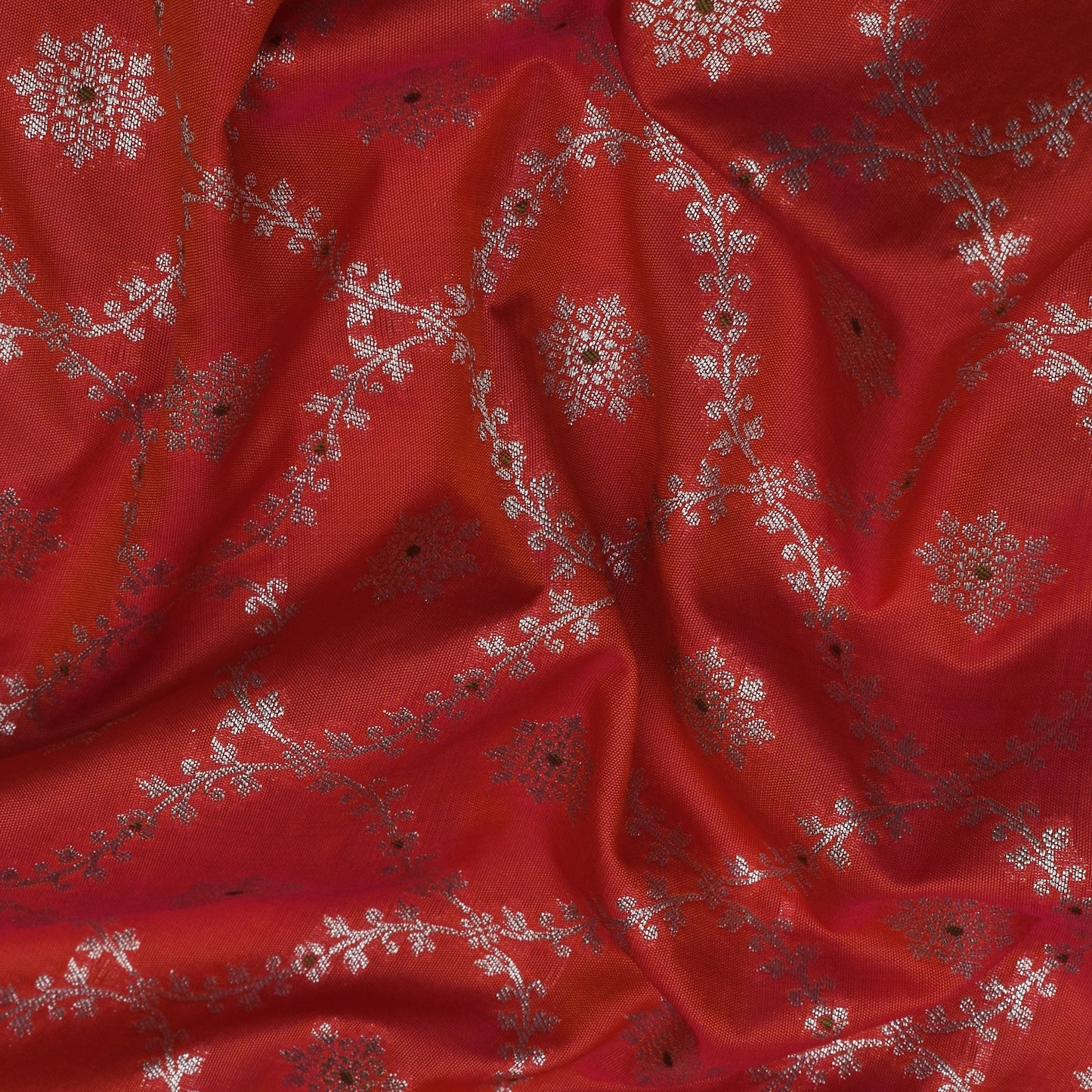 Rani  Color Katan Meena Brocade Fabric