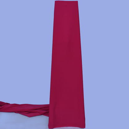 Pink Solid Color Banana Crepe Fabric