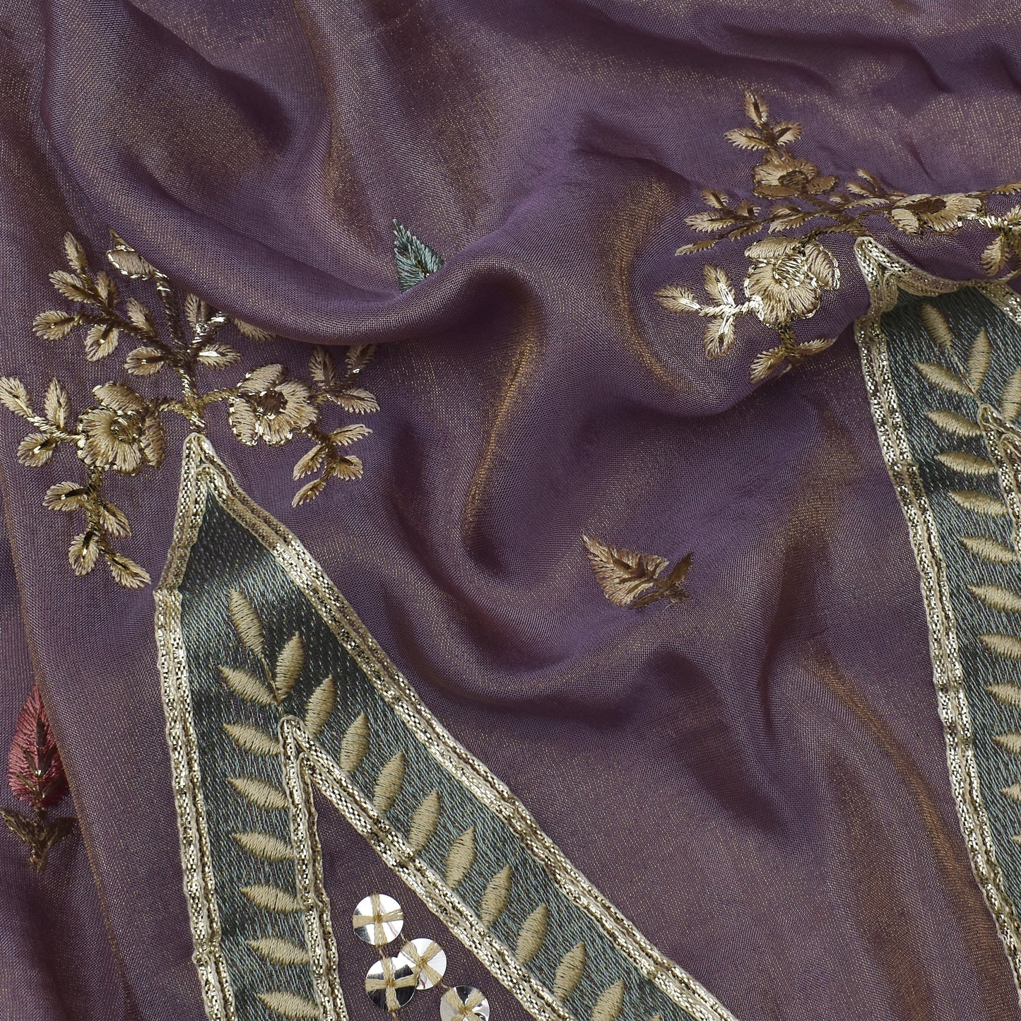 Move Color Tissue Border Embroidery Fabric