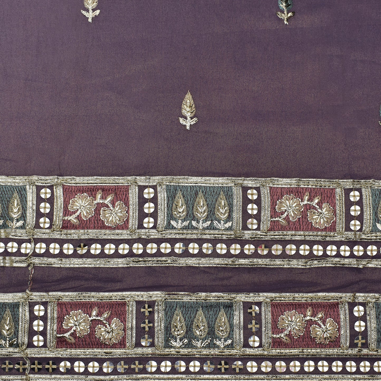 Move Color Tissue Booti  Embroidery Fabric