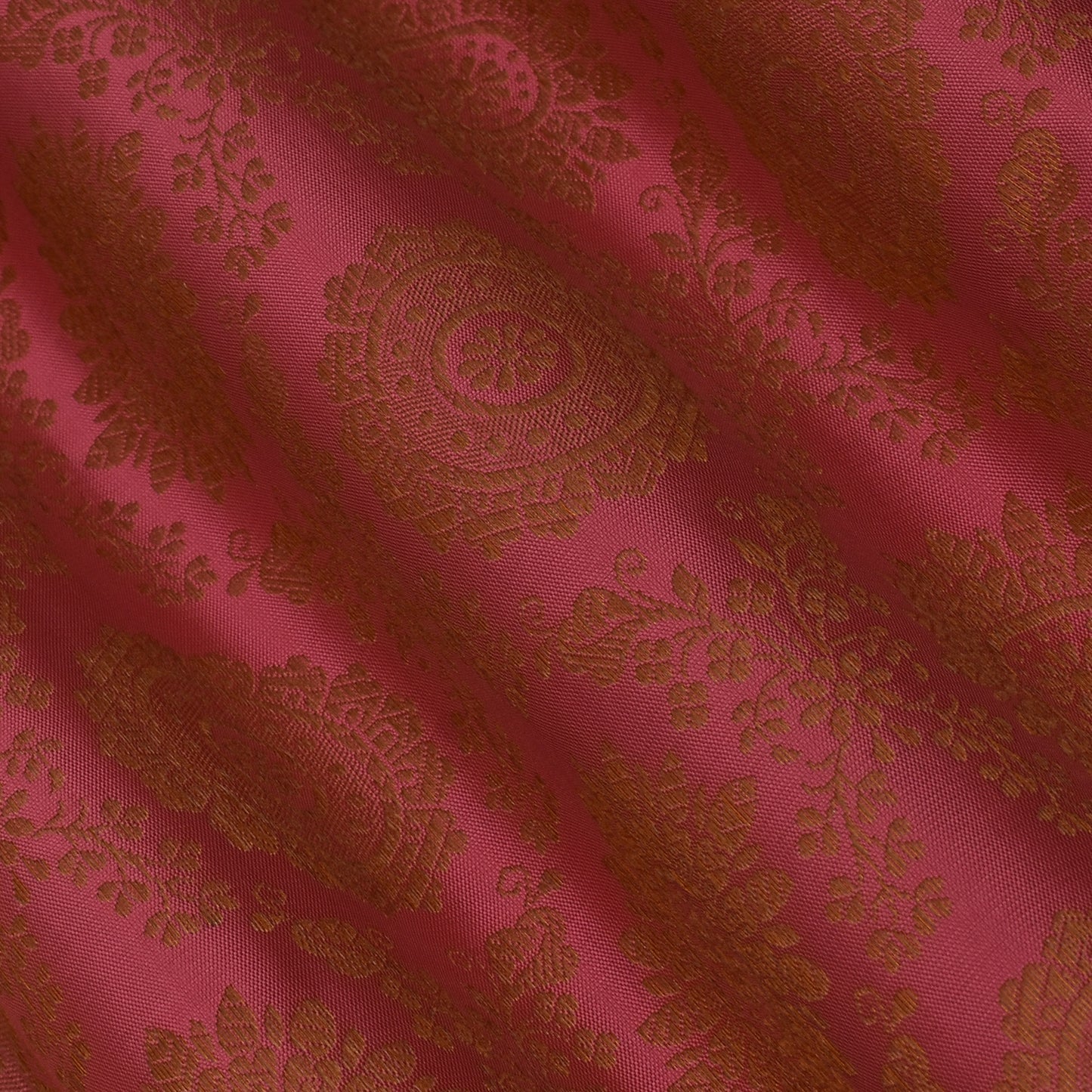 Pink Color Brocade Fabric