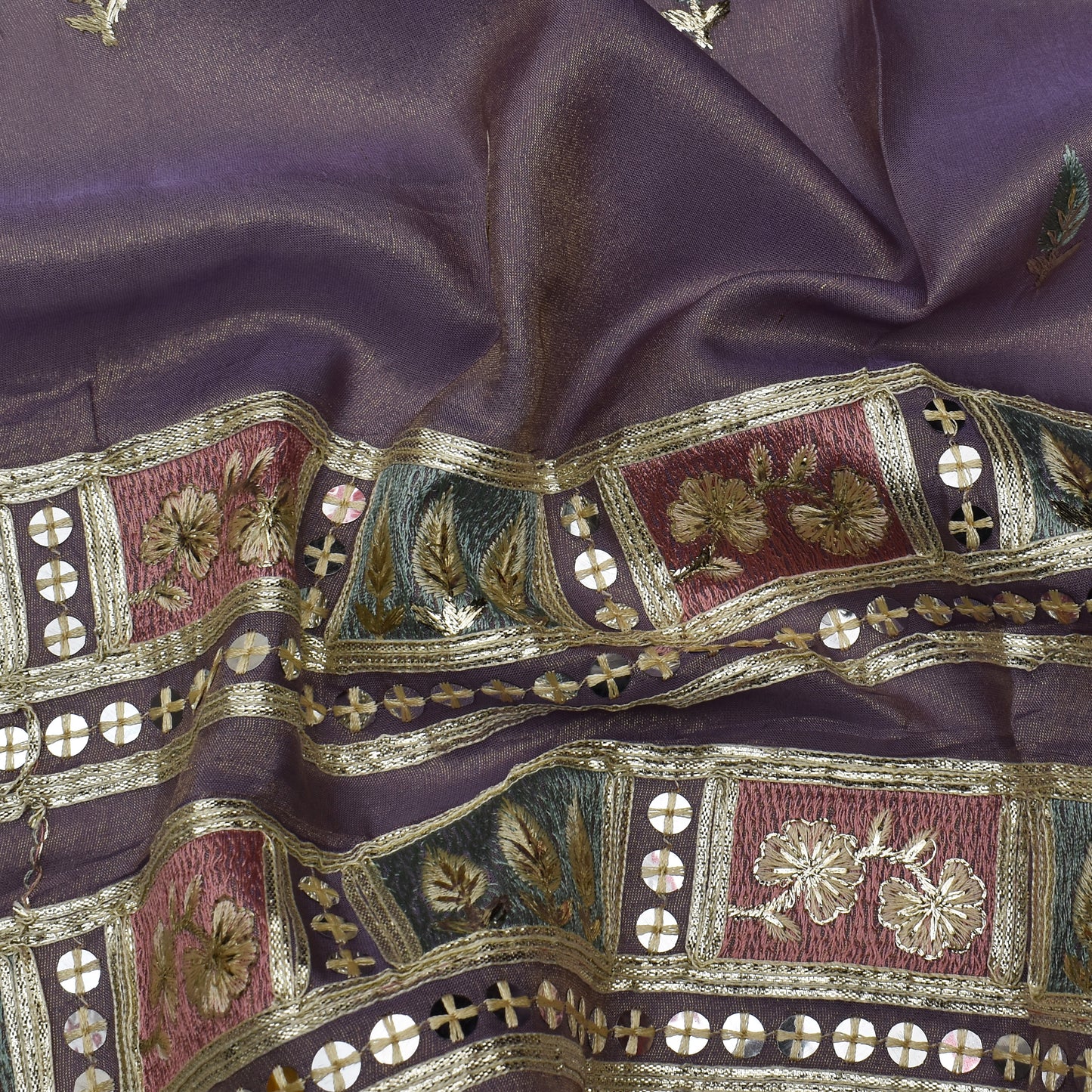 Move Color Tissue Booti  Embroidery Fabric