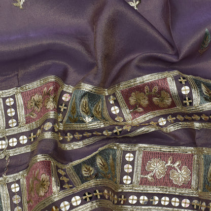 Move Color Tissue Booti  Embroidery Fabric