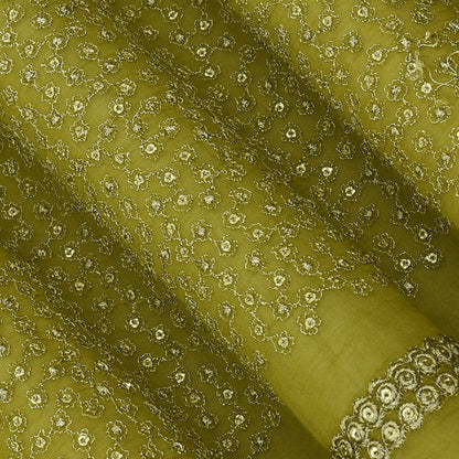 Chanderi Embroidery Fabric