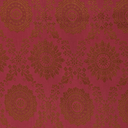 Pink Color Brocade Fabric