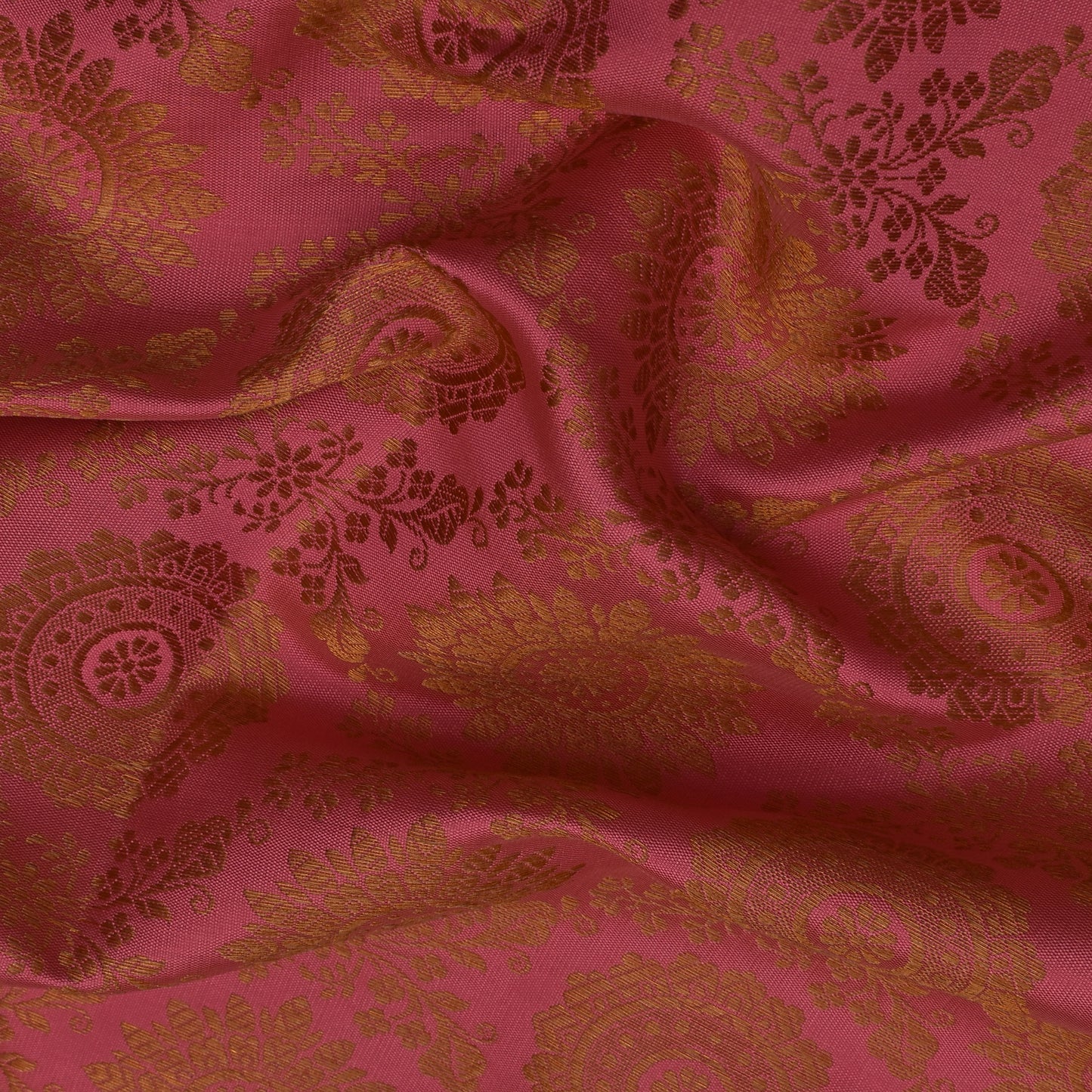 Pink Color Brocade Fabric