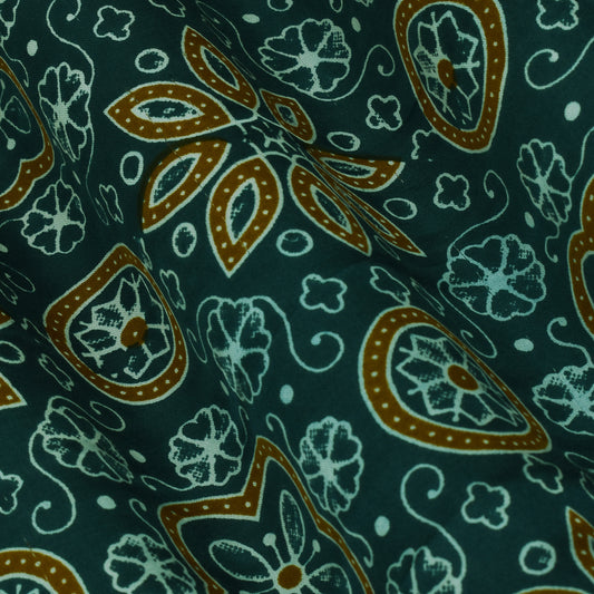 Multi Color Modal Satin Print Fabric