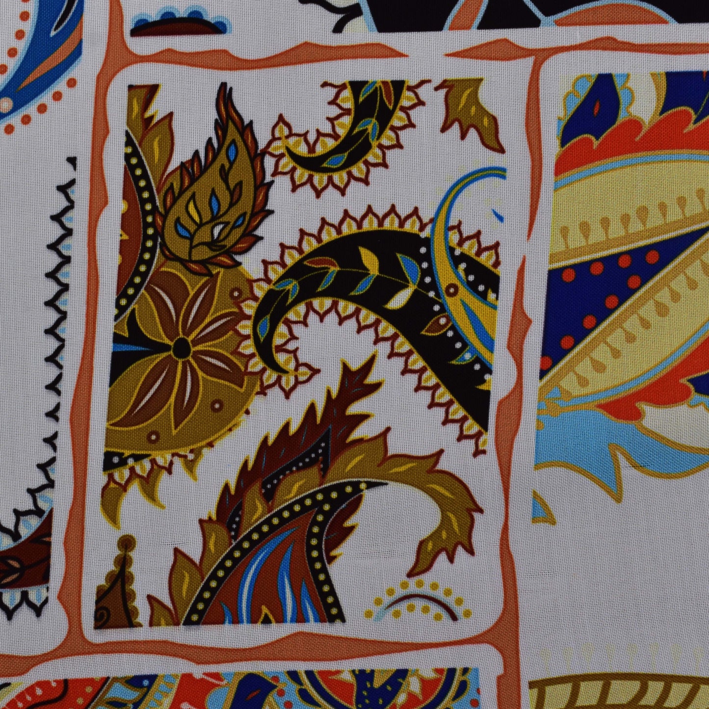 Colored Reyon Print Fabric