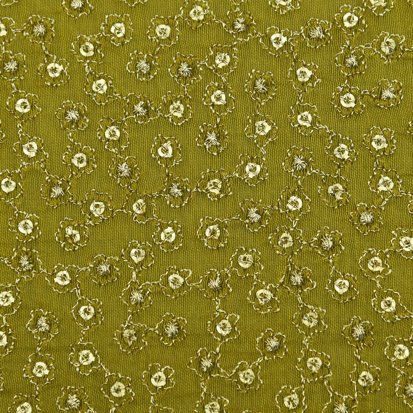 Chanderi Embroidery Fabric