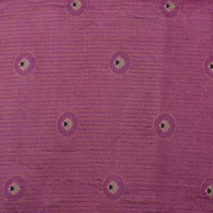 Pink Color Katan Meena Brocade Fabric