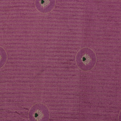 Pink Color Katan Meena Brocade Fabric