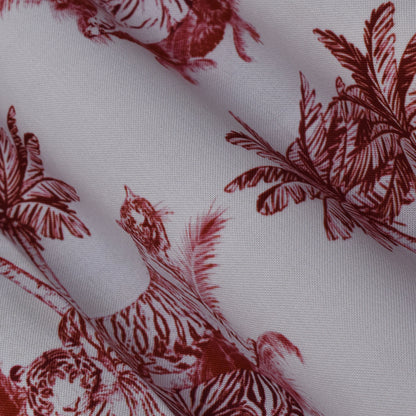 Colored Reyon Print Fabric