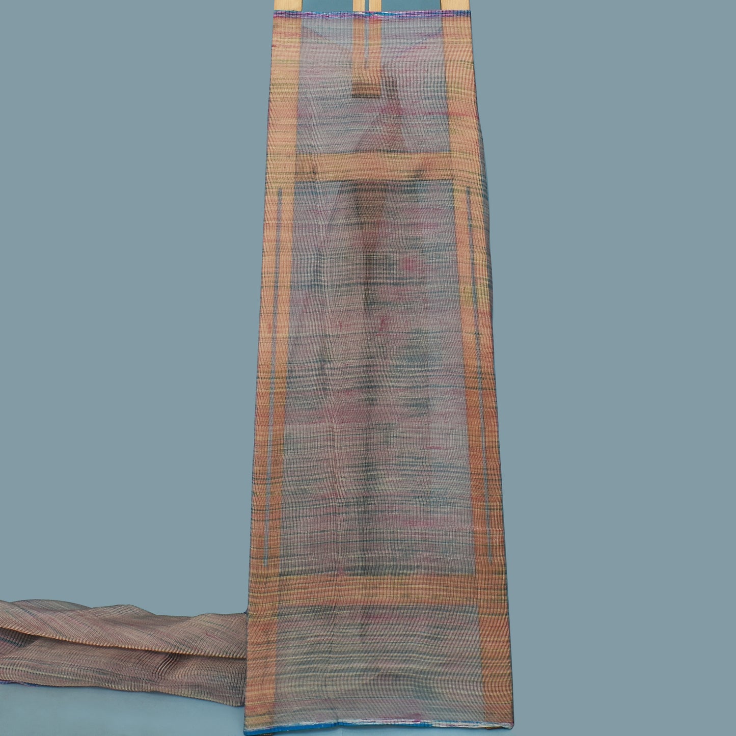 Multi Color Crush Tissue Print Fabric