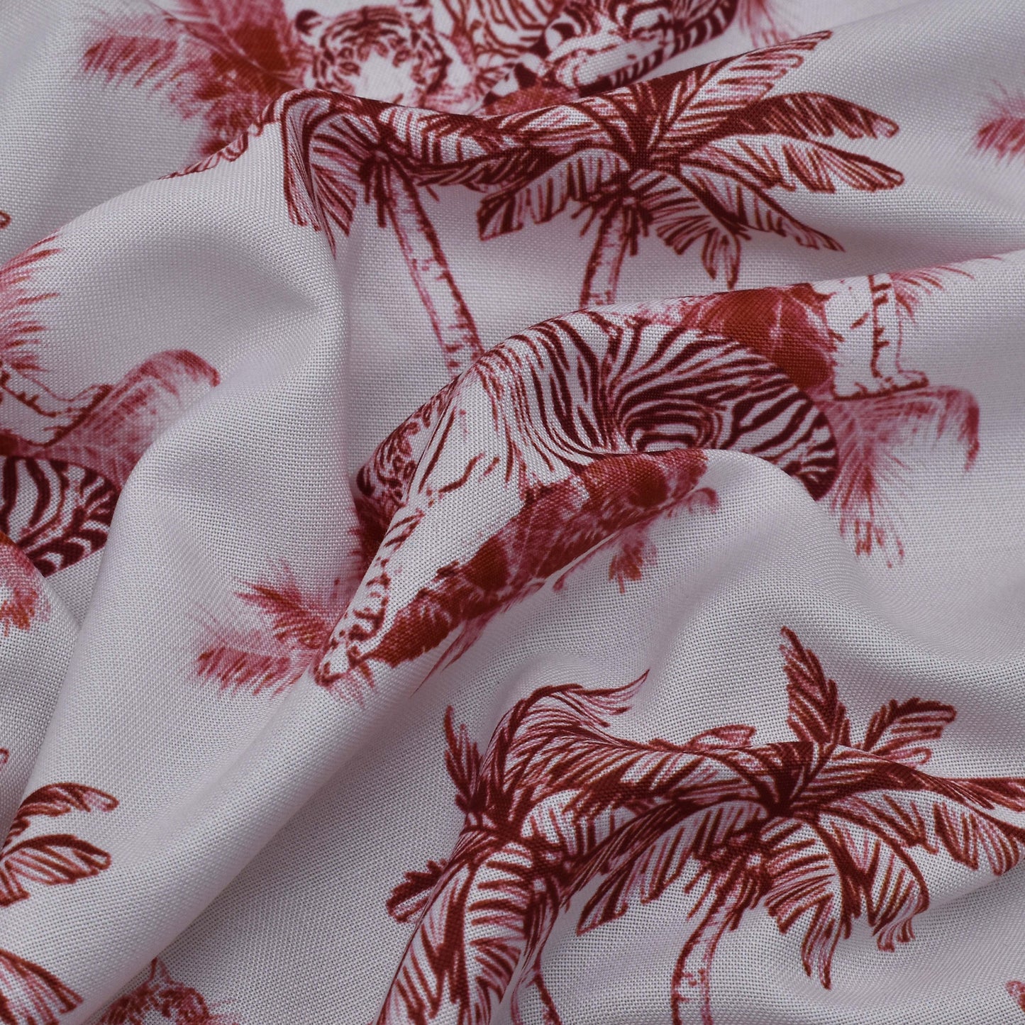 Colored Reyon Print Fabric