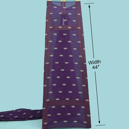 Chanderi Embroidery Fabric