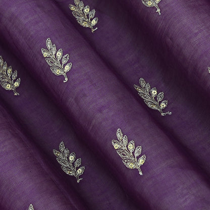 Chanderi Embroidery Fabric