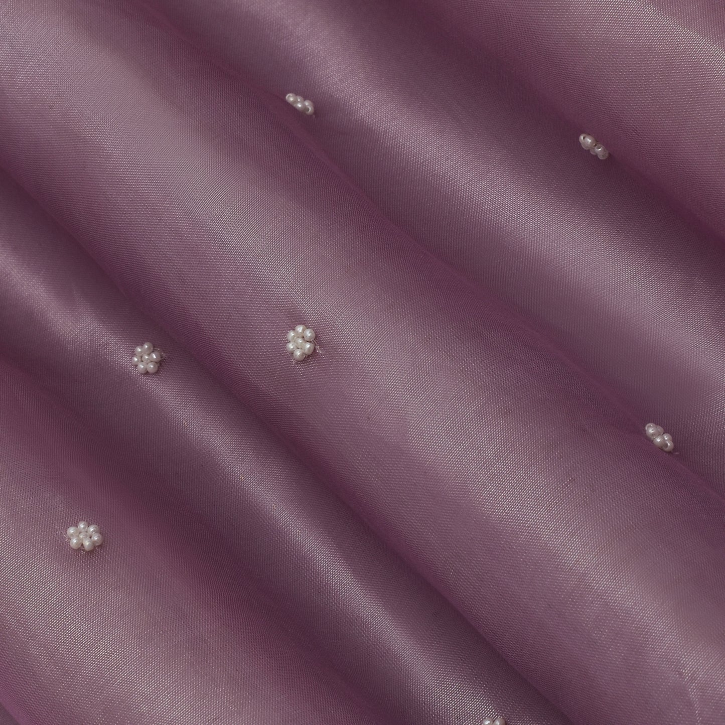 Lavender Color Tissue Booti Fabric