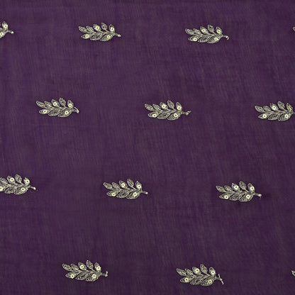 Chanderi Embroidery Fabric
