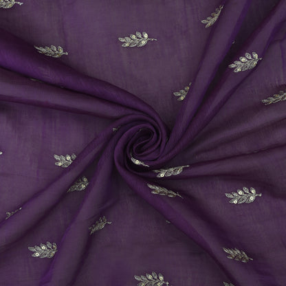 Chanderi Embroidery Fabric