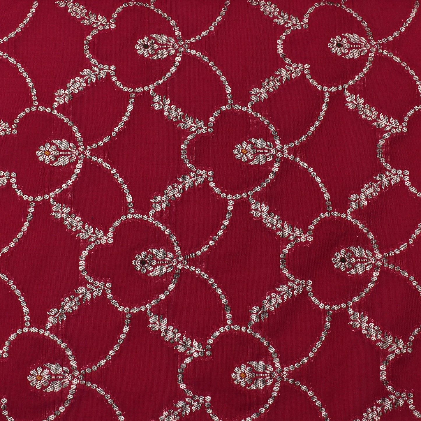 Rani Color Katan Meena Brocade Fabric