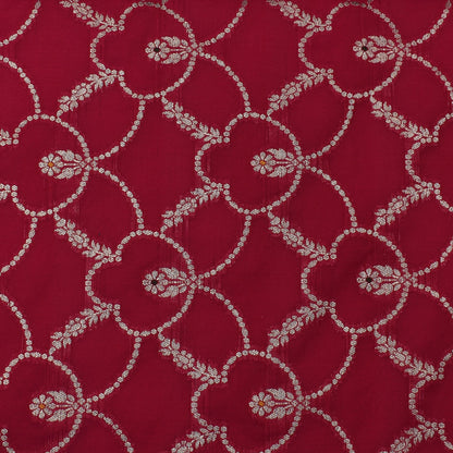 Rani Color Katan Meena Brocade Fabric