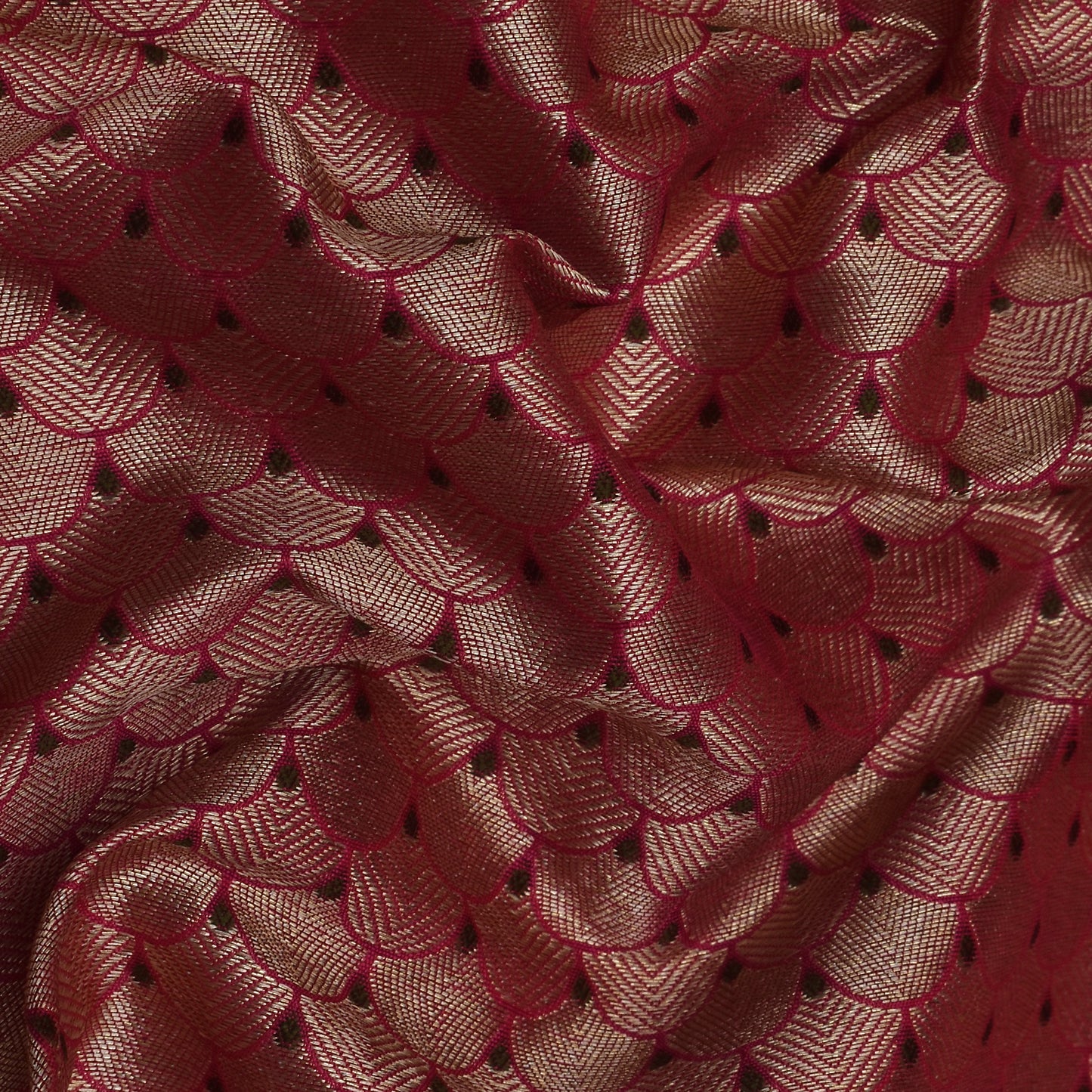 Rani Color Katan Meena Brocade Fabric