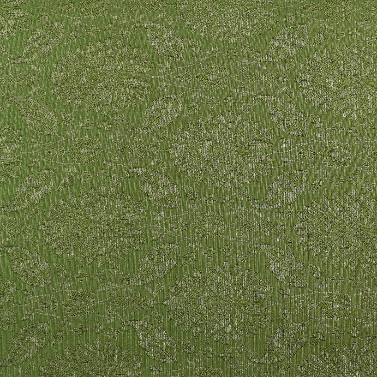 Pista Green Color Katan Brocade Fabric