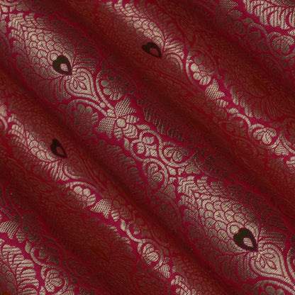 Rani Color Katan Meena Brocade Fabric