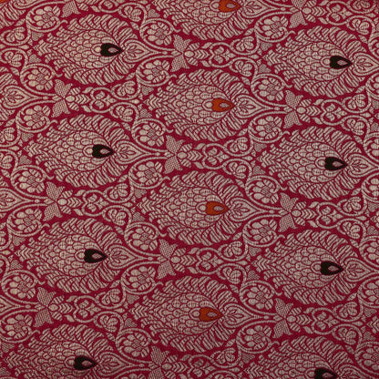 Rani Color Katan Meena Brocade Fabric