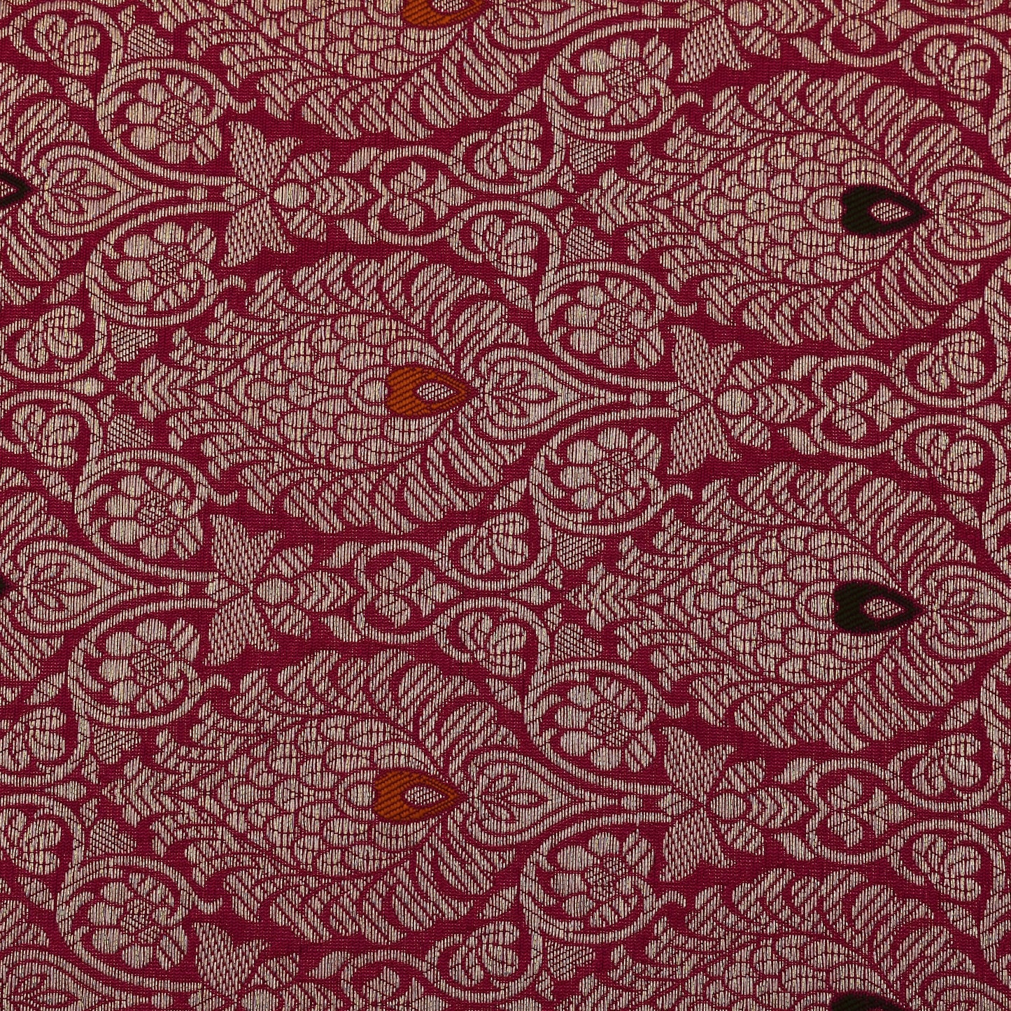 Rani Color Katan Meena Brocade Fabric