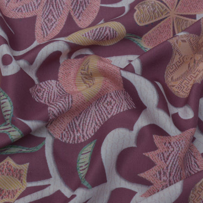 Colored Rayon Print Fabric