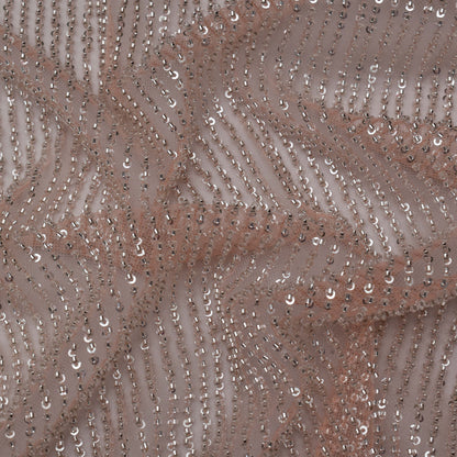 Colored Heavy Net Embroidery Fabric