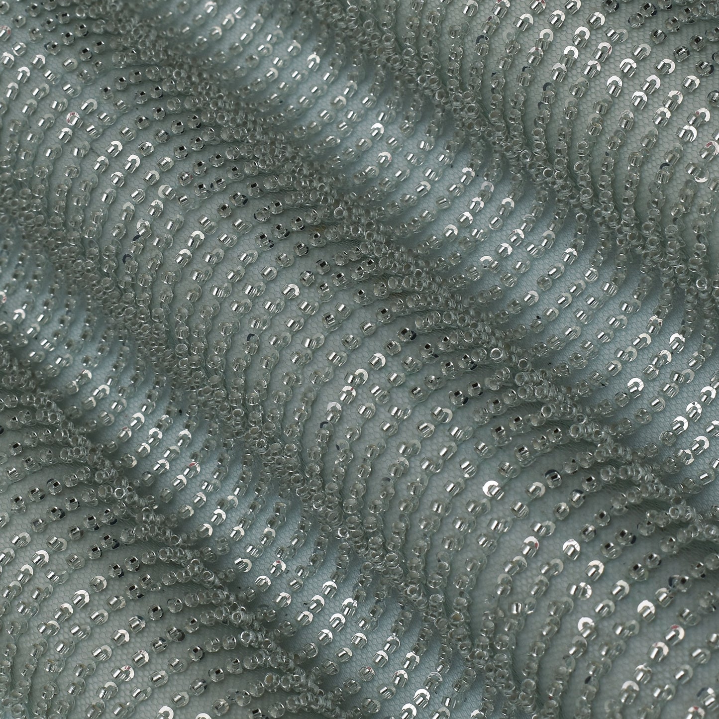 Colored Heavy Net Embroidery Fabric