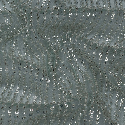 Colored Heavy Net Embroidery Fabric