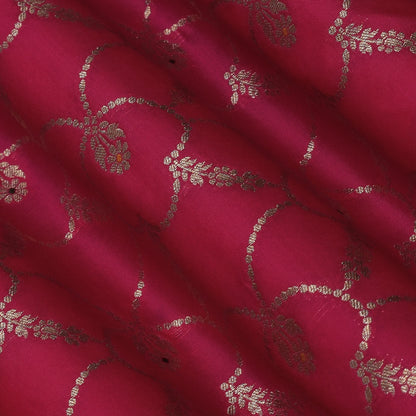 Rani Color Katan Meena Brocade Fabric