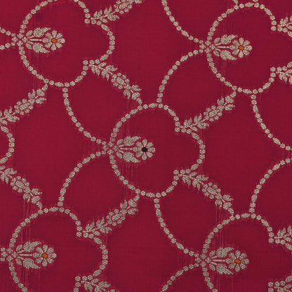 Rani Color Katan Meena Brocade Fabric