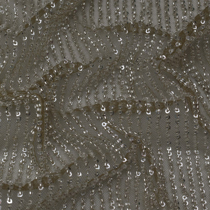 Colored Heavy Net Embroidery Fabric